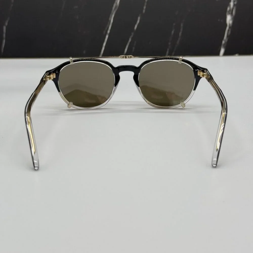 NEW GUCCI GG1212S 002 SUNGLASSES MEN ROUND BLACK EYEWEAR